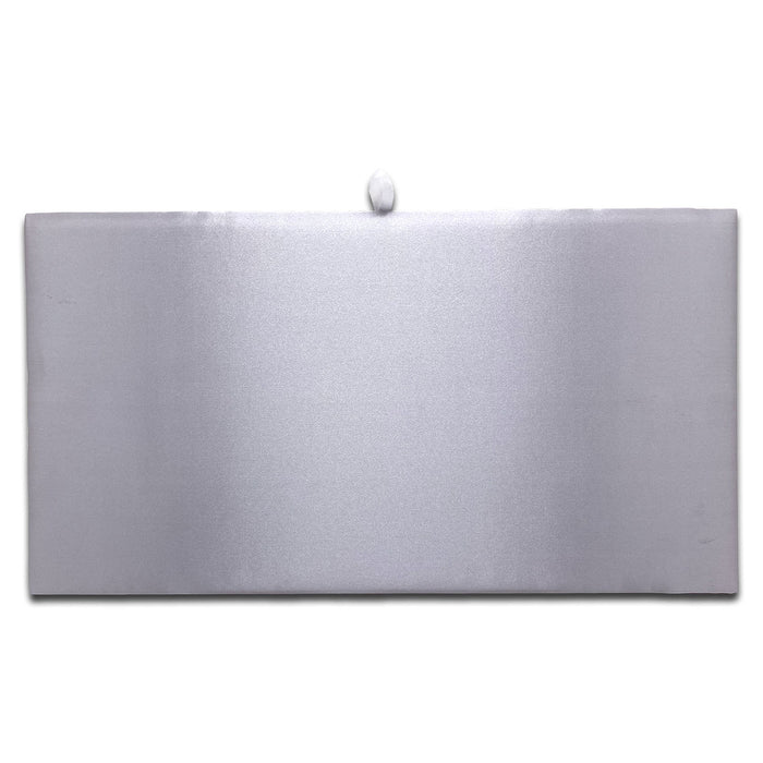 14 1/8" x 7 5/8" Silver Silk Display Pad Tray Insert
