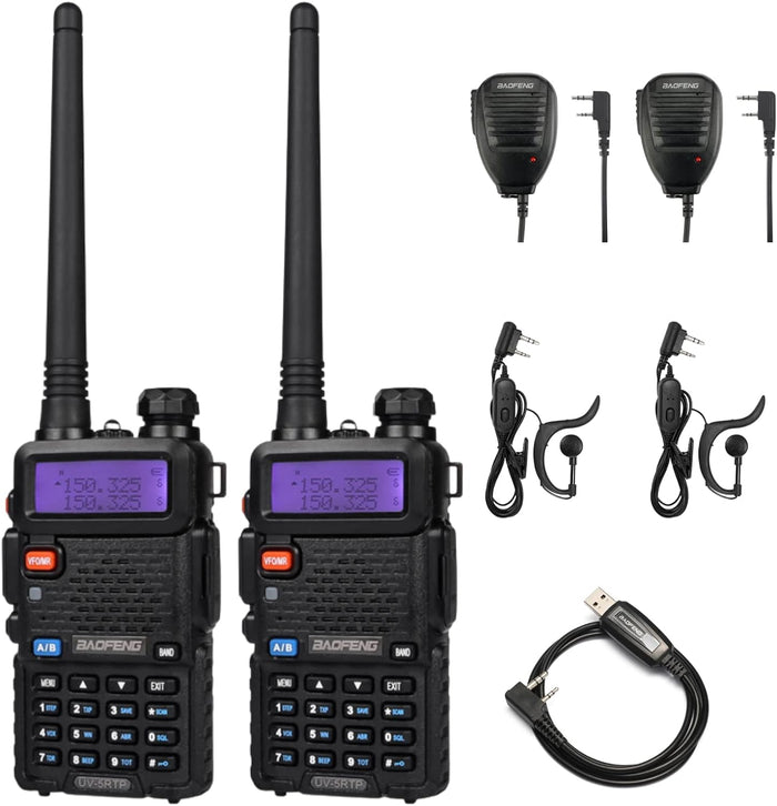 US / 2 Pack+Speaker Mic+Cable
