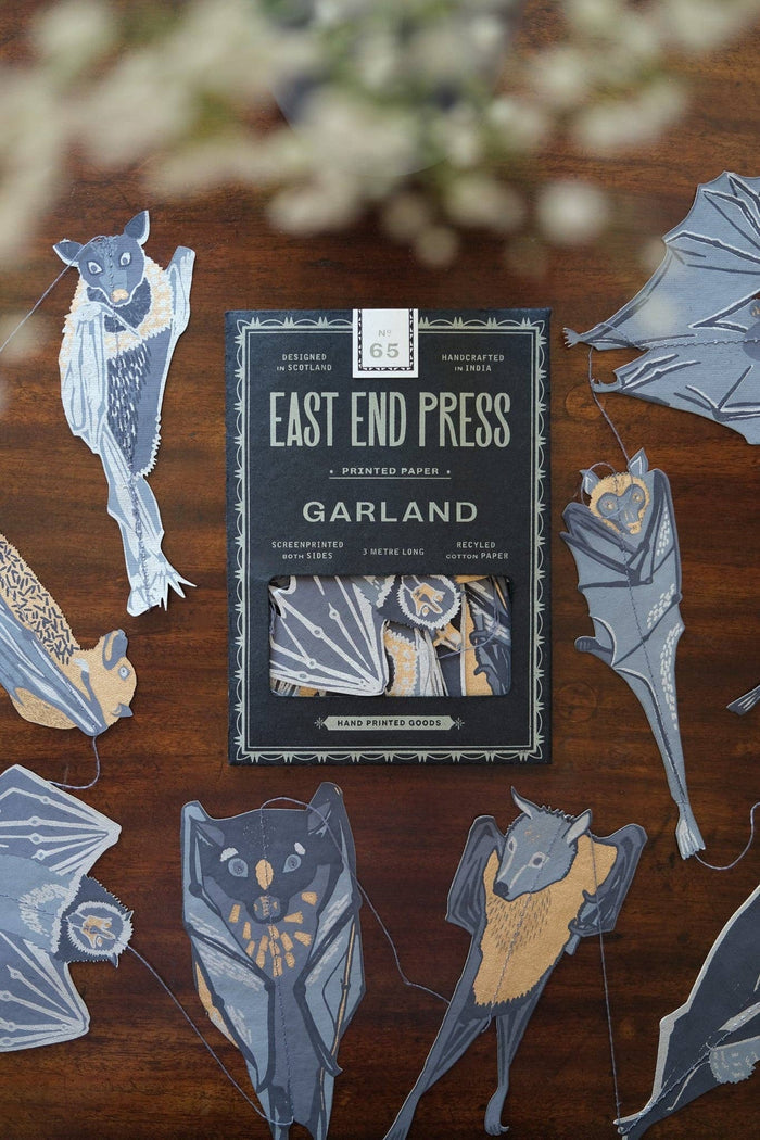 Bats Sewn Garland | East End Press