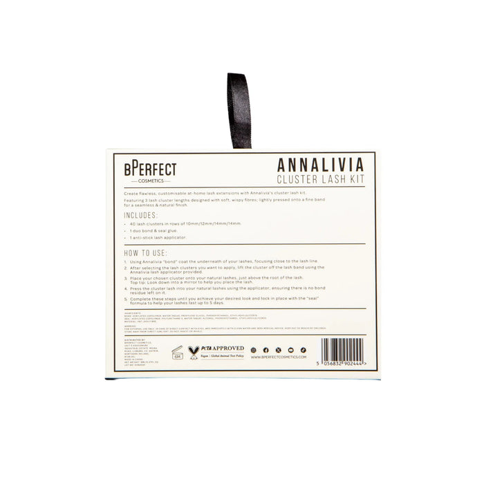 BPerfect x Annalivia Cluster Lash Set instructions