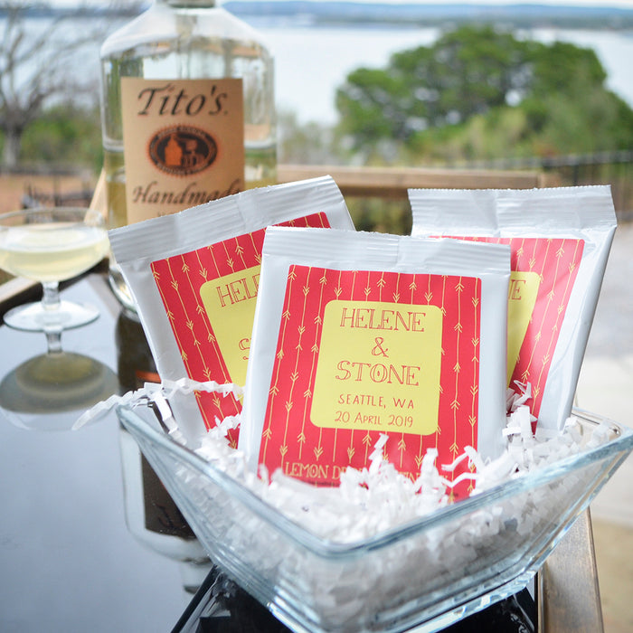 Custom Lemon Drop Cocktail Mix Favors