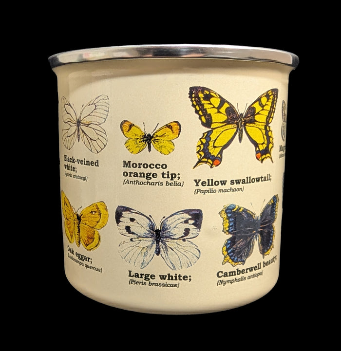 Enamel Butterfly Mug-Kitchen-Gift Republic-PaxtonGate