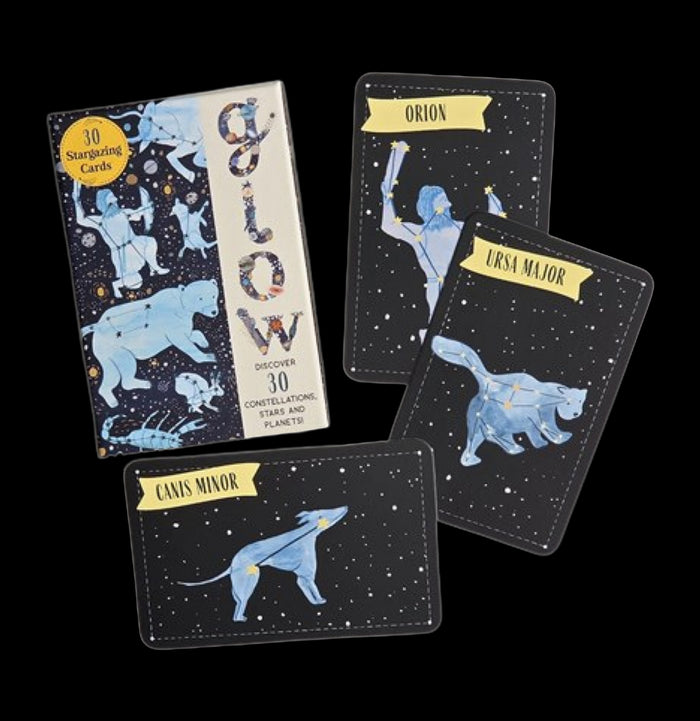 Glow 30 Stargazing Cards: Discover 30 Constellations, Stars-Kids-Abrams-PaxtonGate