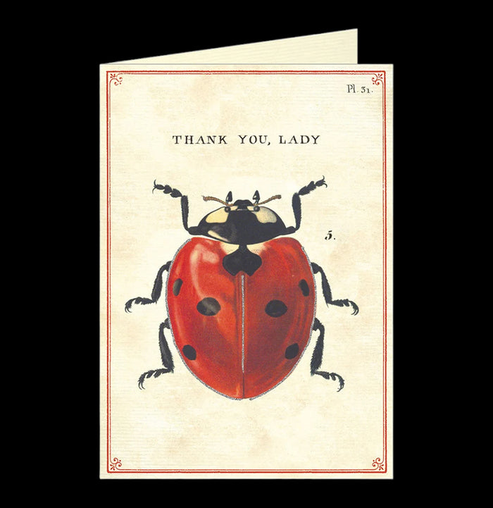 Thank You Lady Greeting Card-Cards-Cavallini & Co.-PaxtonGate