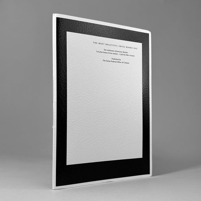 The Most Beautiful Swiss Books 2012