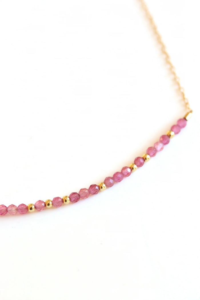 Tourmaline Bar Necklace | Mickey Lynn