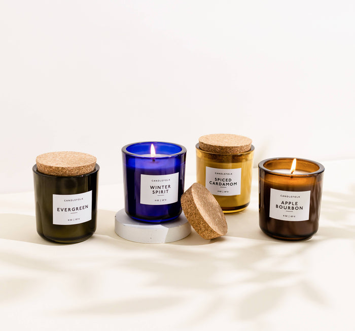 8 oz Holiday Tumbler Candle-Winter Spirit