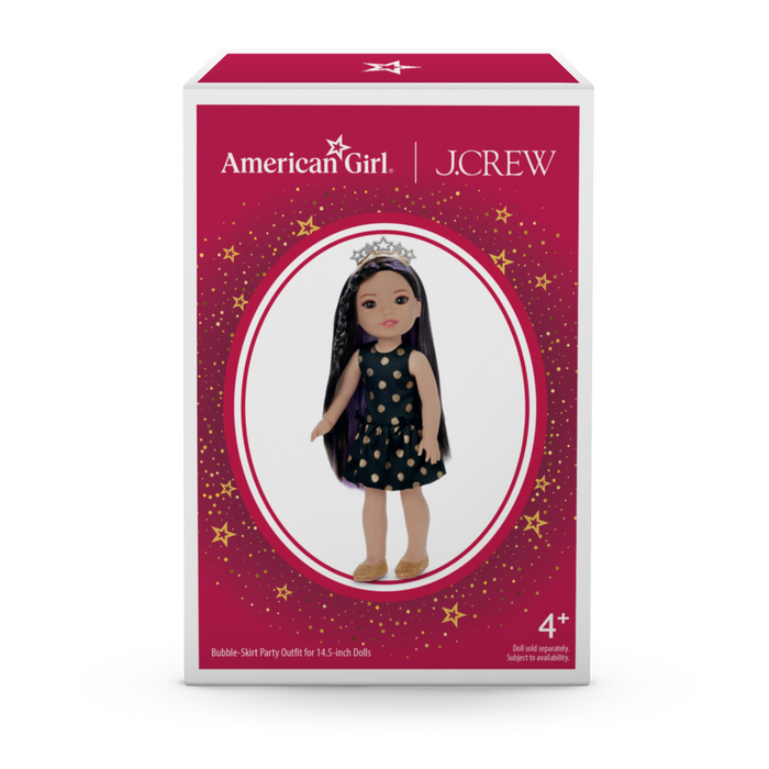 American Girl® x J.Crew Bubble-Skirt Party Outfit for 14.5-inch Dolls