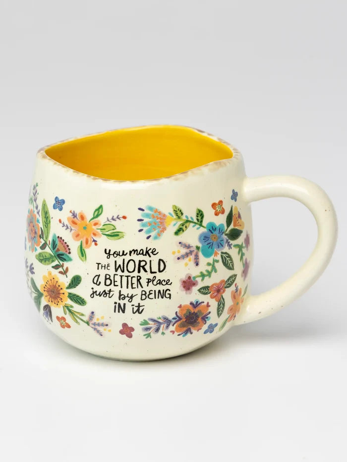 Artisan Coffee Mug - You Make The World Better-view 2