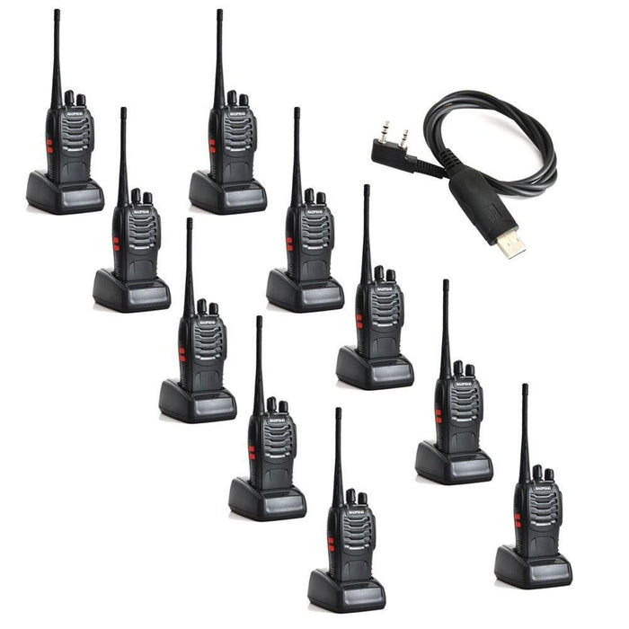 Baofeng BF-888S [10 Pack + Cable] - Radioddity