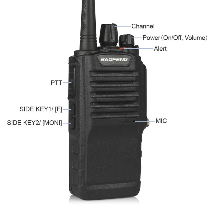 Baofeng BF-9700 [5 Pack] | UHF | 7/5/1W | Waterproof | Noise Reduction - Radioddity