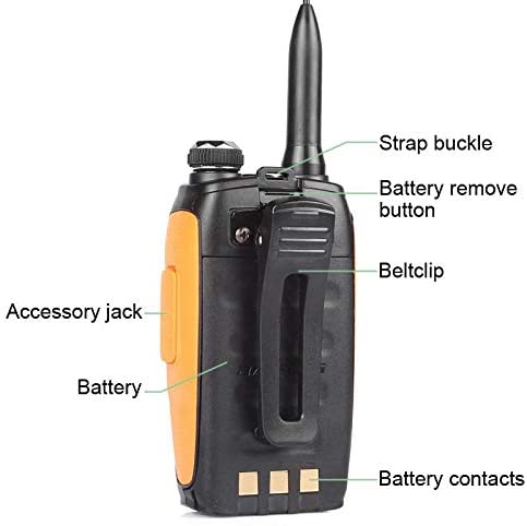Baofeng GT-3 Mark II | Dual Band | 5W | Better Antenna | VOX | with Speaker & Cable - Radioddity
