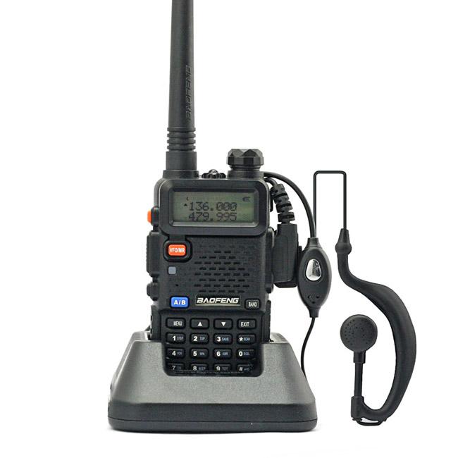 Baofeng UV-5R Two Way Radio + Extra Speaker Mic [DISCONTINUED] - Radioddity