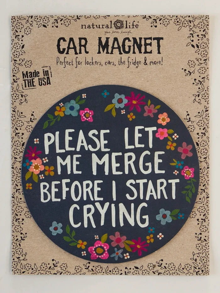 Car Magnet - Please Let Me Merge-view 1
