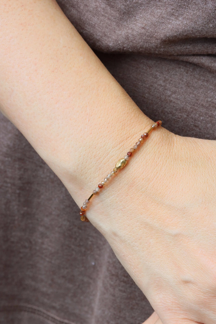 Chocolate Zircon Cadence Bracelet | Mickey Lynn
