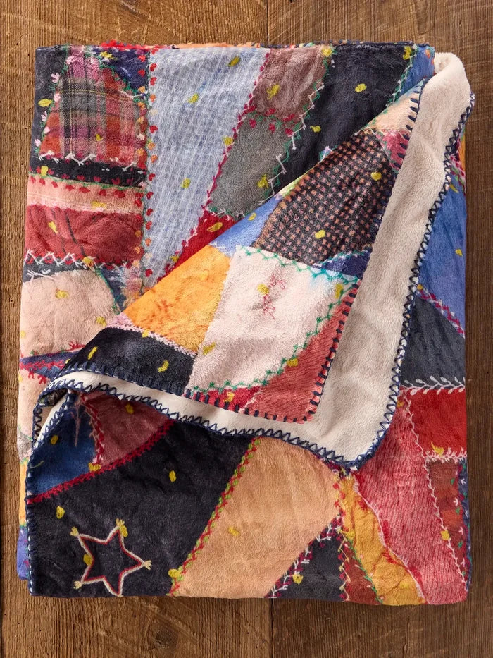 Cozy Coverlet Blanket - Brimfield Patchwork Multi-view 2