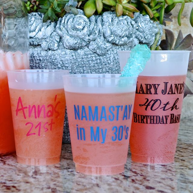 Custom Frost-Flex Party Cups