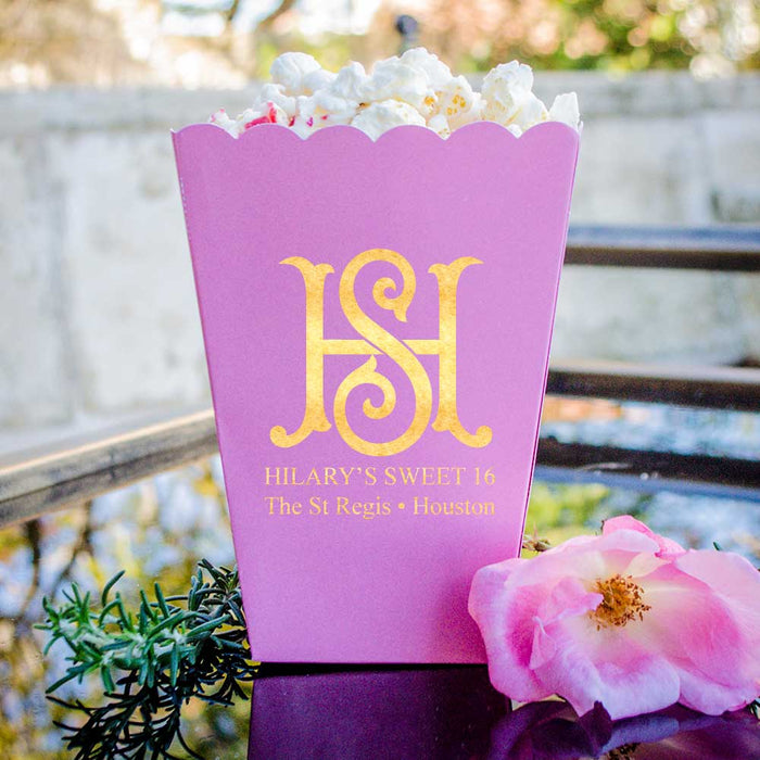 Custom Party Popcorn Boxes