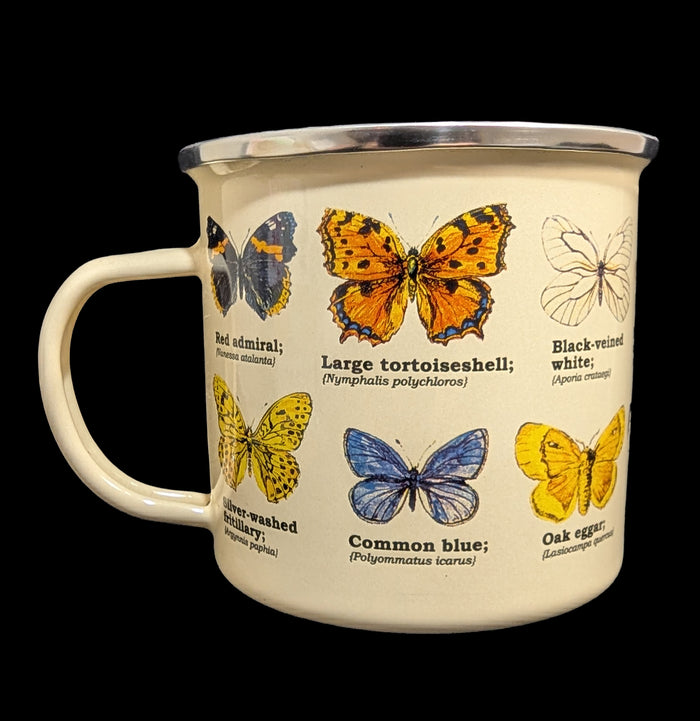Enamel Butterfly Mug-Kitchen-Gift Republic-PaxtonGate