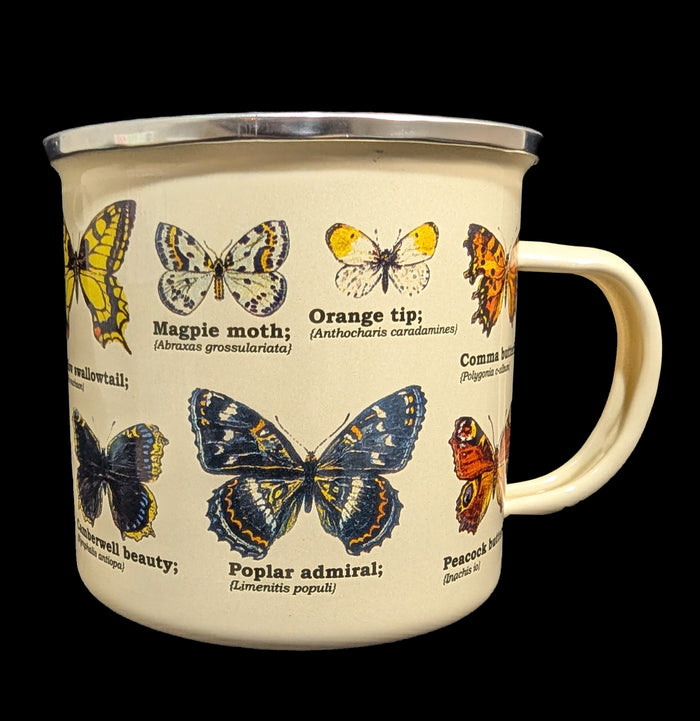 Enamel Butterfly Mug-Kitchen-Gift Republic-PaxtonGate