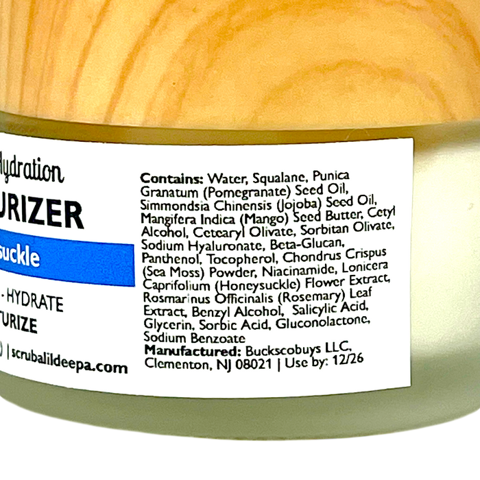 Facial Moisturizer - Ultimate Hydration - Honeysuckle