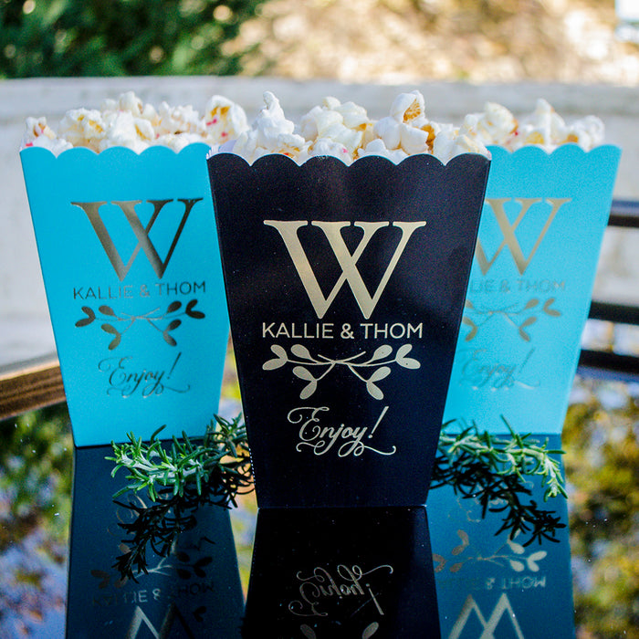 Foil Printed Popcorn Boxes