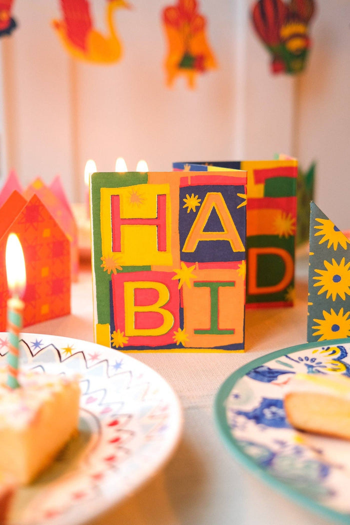 Happy Birthday Concertina Greeting Card | East End Press