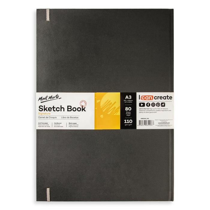 Hardbound Sketch Book Signature 110gsm A3