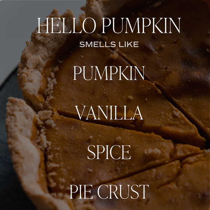 Hello Pumpkin 11 oz Soy Candle - Fall Decor & Gifts