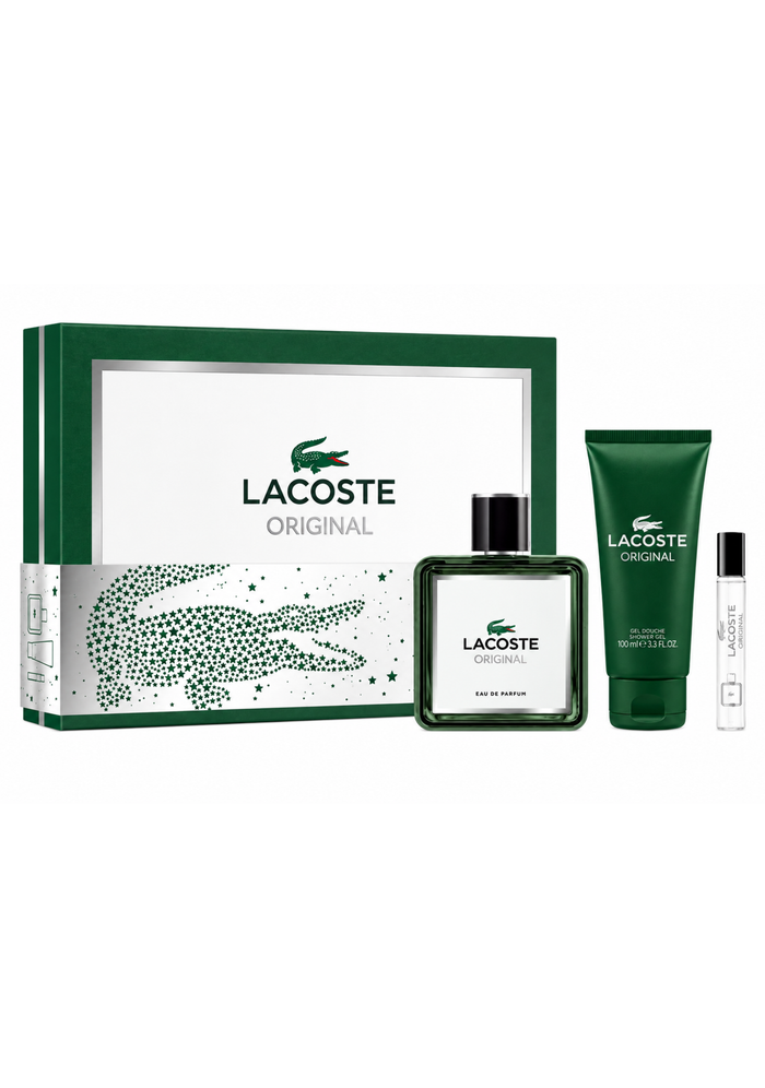 Lacoste Original For Men EDP Gift Set – 100ml + 7.5ml + Shower Gel 100ml