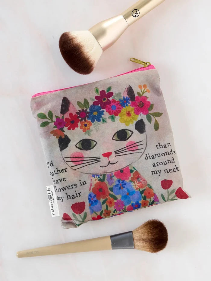 Makeup Removing Cloths Set - Cat Flowers-view 2
