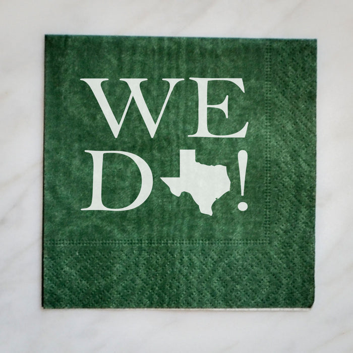 Moire State Pride Wedding Napkins