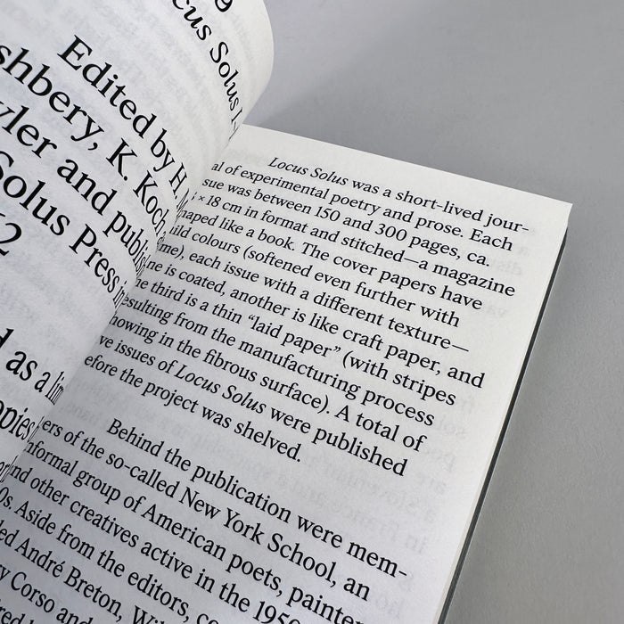 Notes on Book Design: By Formal Settings