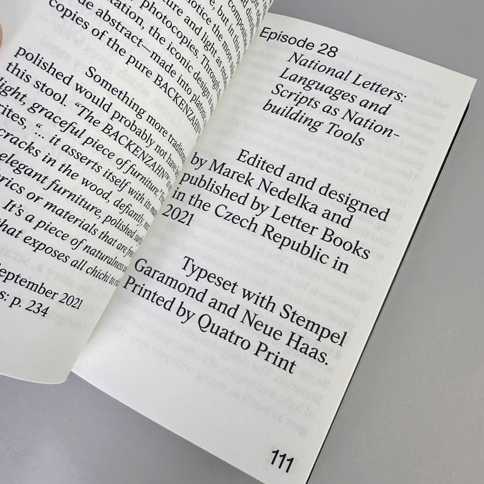 Notes on Book Design: By Formal Settings