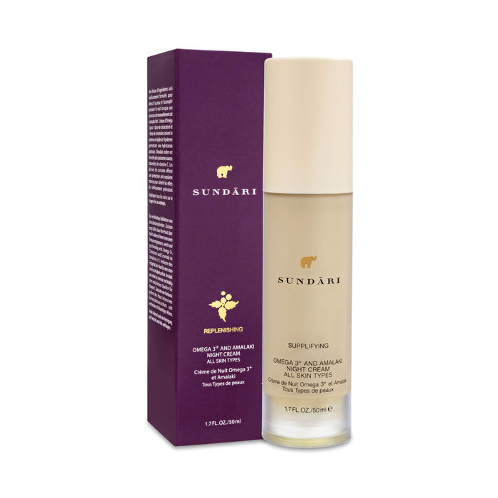 Omega 3+ and Amalaki Night Cream - SUNDÃRI
