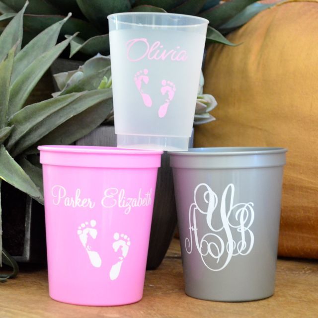 Personalized Birthday Plastic Stadium Cups