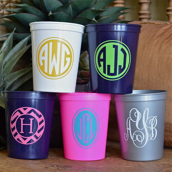 Personalized Housewarming Party Cups