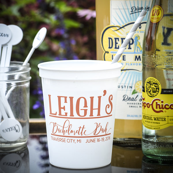 Personalized Bridal Party Cups