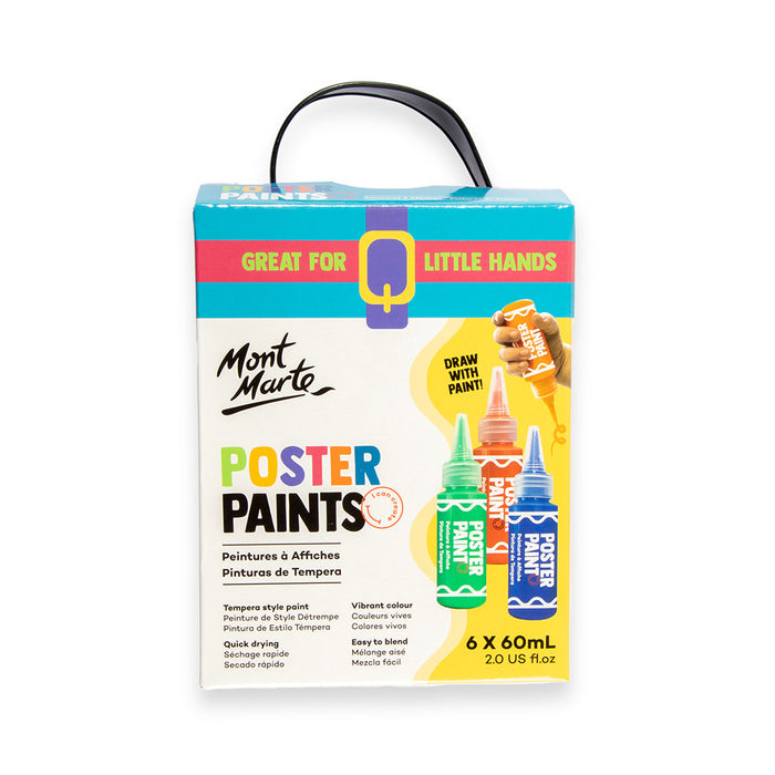 Poster Paints 6pc x 60ml (2 US fl.oz)