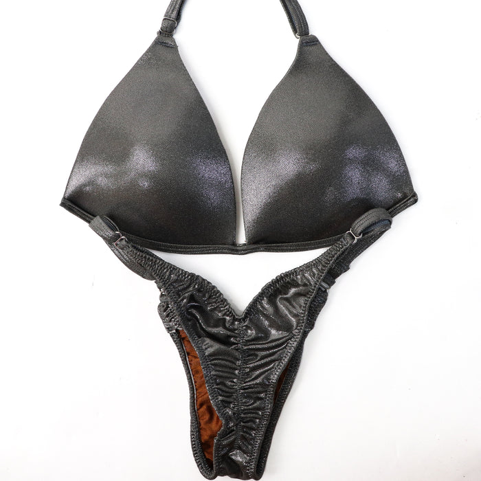 QS ST: Hologram Silver Posing Practice Suit. Medium Molded/Wellness Pro.  Angel Competition BikinisThe best NPC Competition Suits for the Bikini Division, Fit Model Division Suits, and bodybuilding suits.