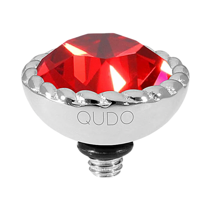 QUDO Bocconi Crystal Jewelry Topper – Silver