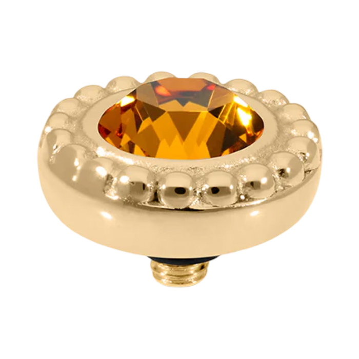 topaz qudo swarovski crystal top interchangeable jewelry