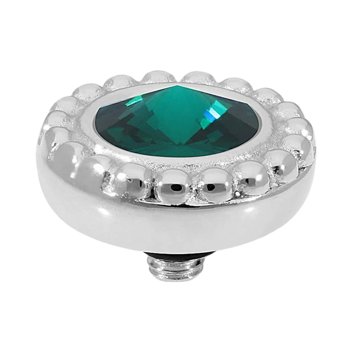 QUDO Ghiare Crystal Jewelry Topper – Silver