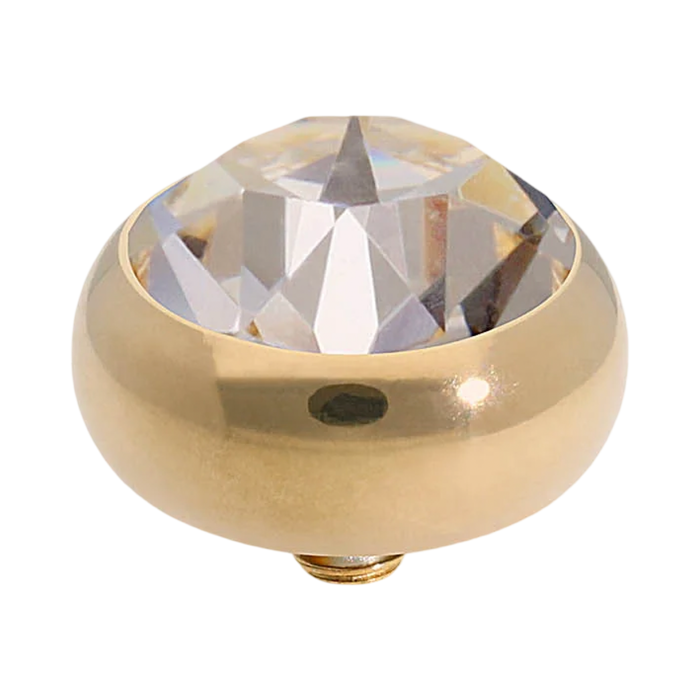 QUDO Sesto Crystal Jewelry Topper | Gold