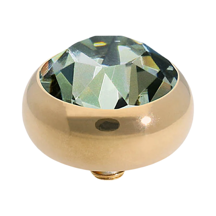 QUDO Sesto Crystal Jewelry Topper | Gold