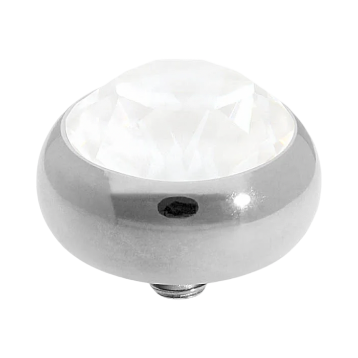 QUDO Sesto Crystal Jewelry Topper – Silver