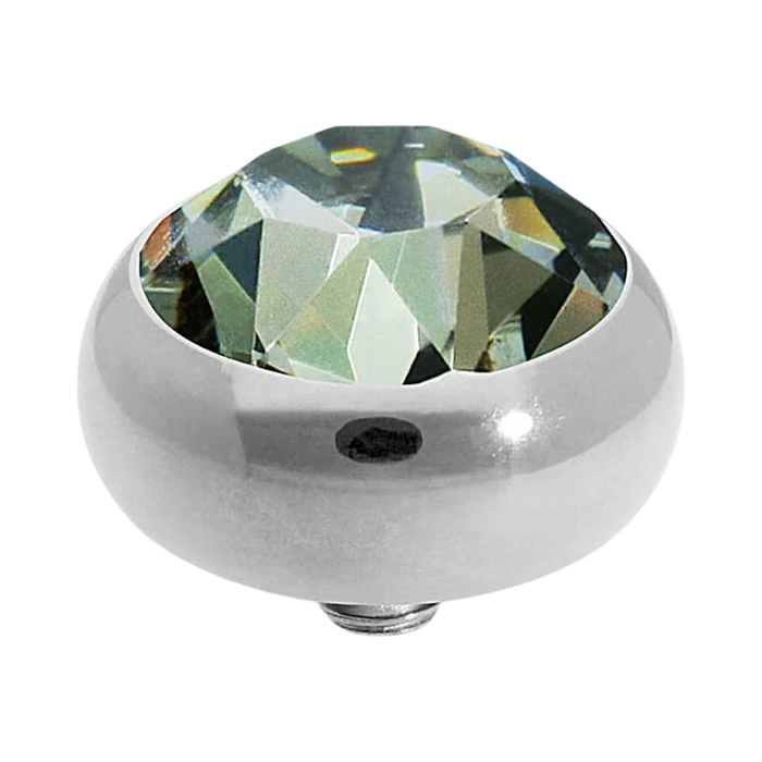 QUDO Sesto Crystal Jewelry Topper – Silver