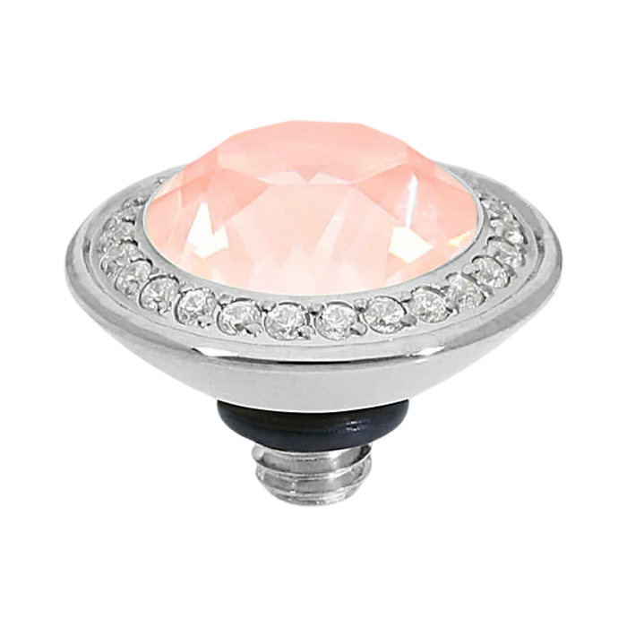 QUDO Tondo Deluxe Crystal Jewelry Topper – Silver