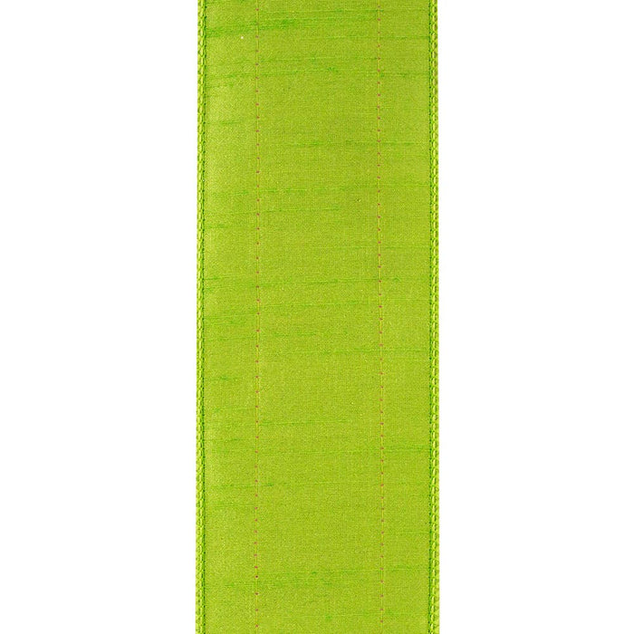 Regal Stripe Ribbon in Lime & Fuchsia | 2.5”