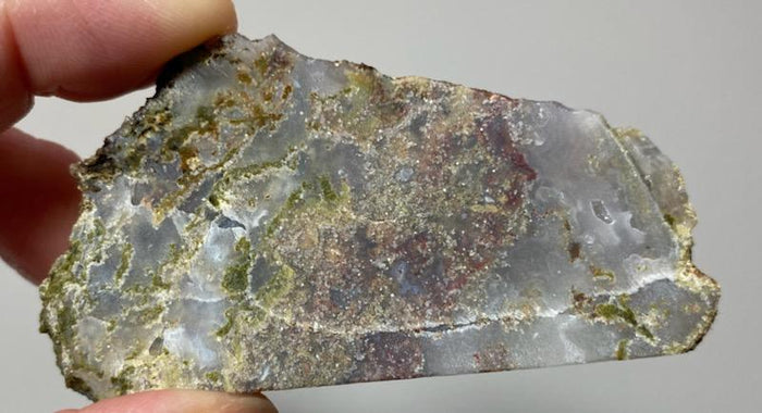 Rodeo Flats Clear Green/Red/Yellow Moss Agate Slab